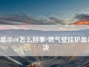 壁挂炉起火怎么处理（教你应对壁挂炉火灾的正确方法）