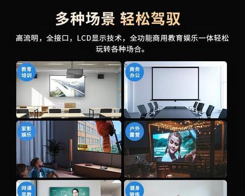 桌面投影仪充电后如何操作使用？  第1张