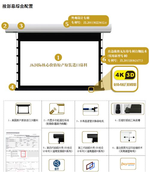 投影仪屏幕幕架拆卸步骤是什么？需要特别注意什么？  第2张